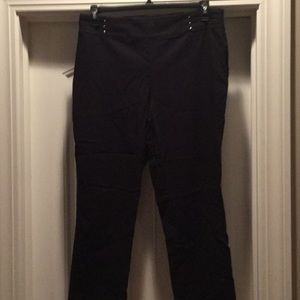 Dress pants black taupe and cream